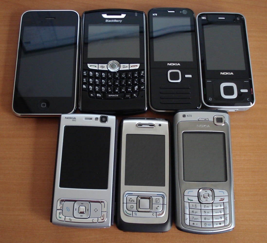 各种各样的智能手机