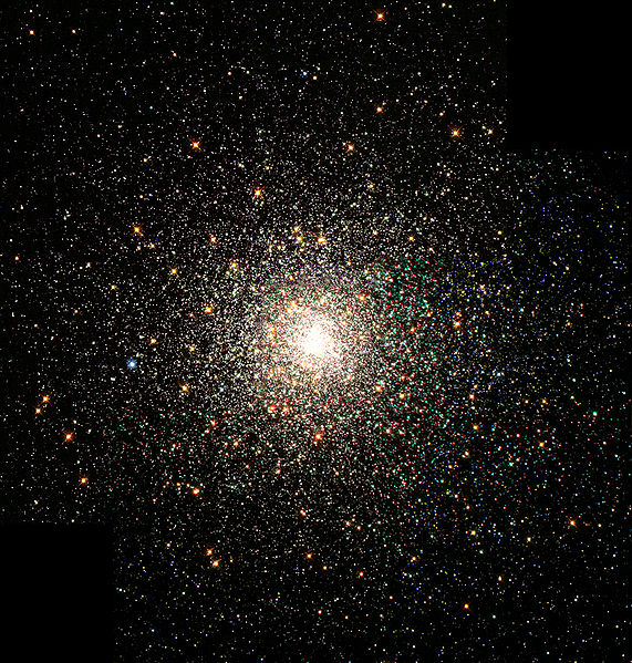 M80 (NGC 6093)，银河系中已知密度最大的球状星团之一。