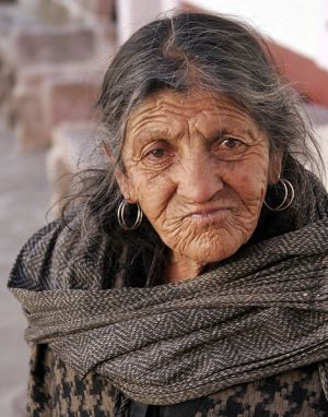 Old lady from Zacatecas, Mexico