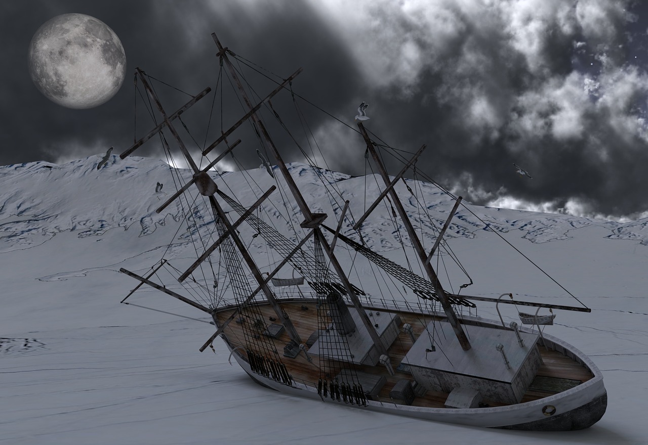 Arctic ship wreck