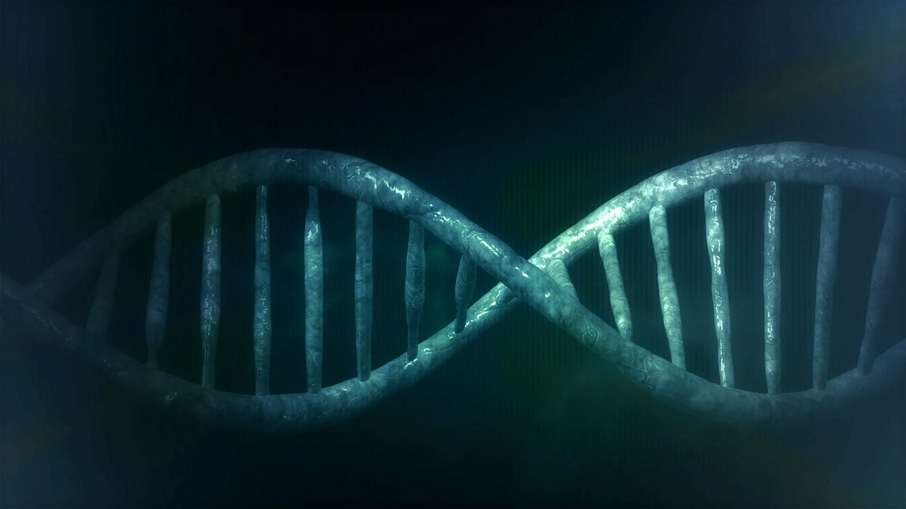 CGI images of DNA double helix