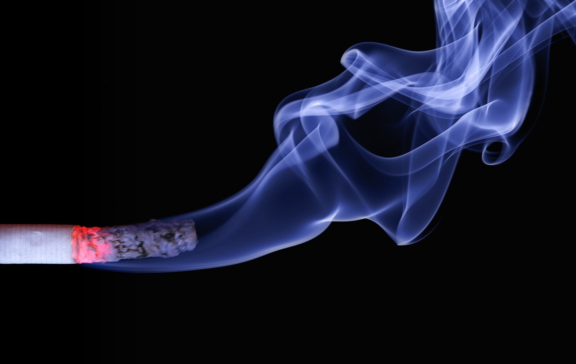 this is a picture of a smoking cigarette