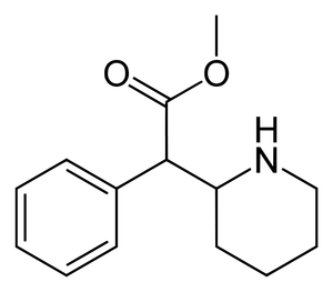 哌甲酯的化学结构