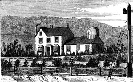 Alongside the house the caption should read: Richard Carrington's observatory at Redhill.