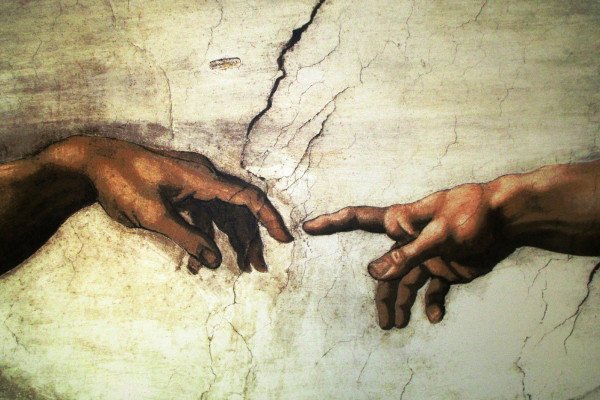 米开朗基罗的《创造亚当》壁画