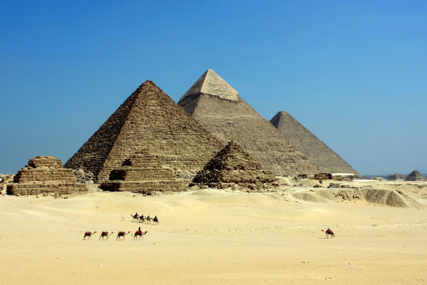 伟大的Pyramids of Giza