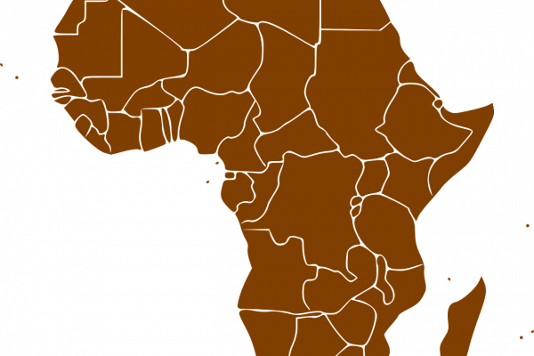 一幅代表非洲地图的图画