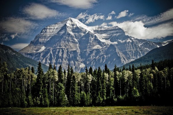 加拿大的罗布森山。