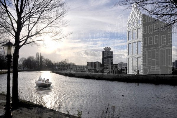 The plan for the 3D printed canal house