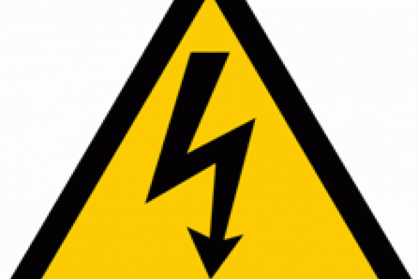 电气危险警告标志