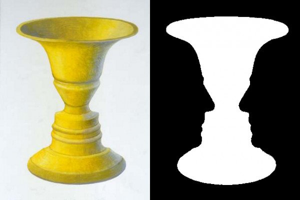Rubin Vase: Face-Vase Illusion