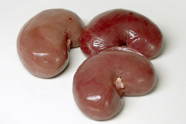 肾脏- these are actually Lamb kidneys, not human ones, but these will do for illustration purposes...