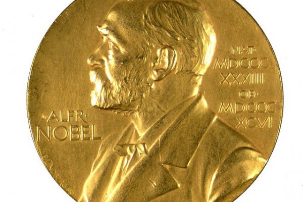 Nobel Prize medal inscribed