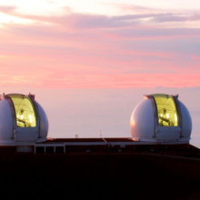 The W. M. Keck Observatory, atop Mauna Kea, Hawai'i