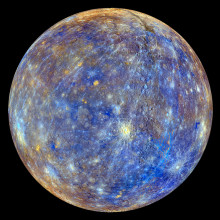 水星的假彩色视图