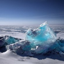 西伯利亚的浮冰