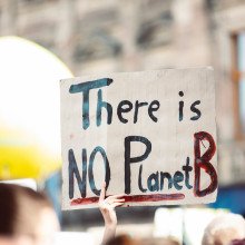 没有地球B——气候变化游行的口号