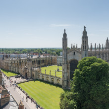 剑桥大学国王学院的Arial图片