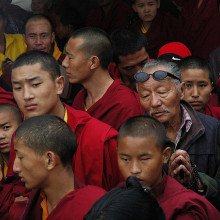 尼泊尔加德满都的藏人