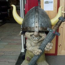 A Viking troll in a souvenir shop in Norway