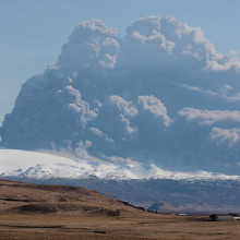 2010年冰岛火山Eyjafjallajokull羽流