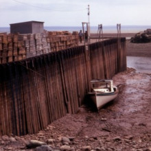 1972年退潮时的芬迪湾。