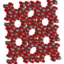 沸石ZSM-5的微孔分子结构