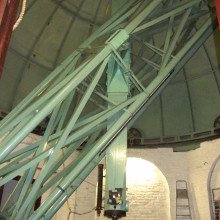 The 12 inch refracting telescope paid for by the Duke of Northumberland in 1833. It was the first telescope to see Neptune, however it didn't actually prove it was there first so didn't get the credit.