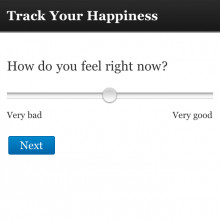 来自www.trackyourhappiness.org的截图。